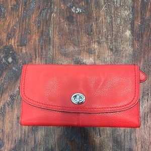 Coach wallet and checkbook cover